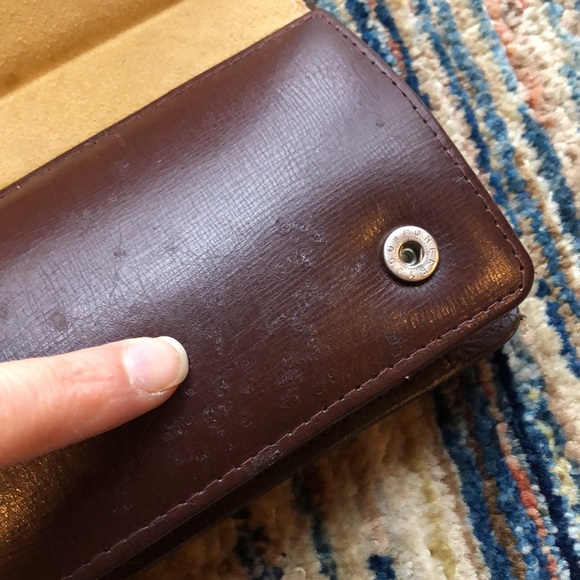 Vintage Cow Hide & Leather Wallet - Picture 13 of 14
